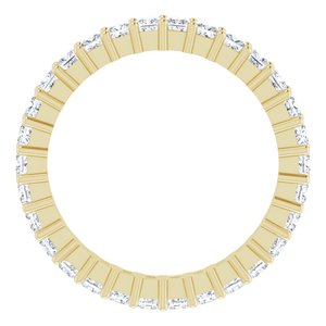 10K Yellow Gold 1 1/3 CTW Lab-Grown Diamond Eternity Band Size 6.75