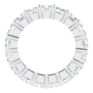 Platinum 6 3/4 CTW Lab-Grown Diamond Eternity Band Size 6.5