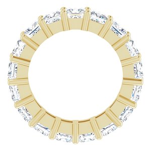 14K Yellow Gold 6 3/4 CTW Lab-Grown Diamond Eternity Band Size 6.5