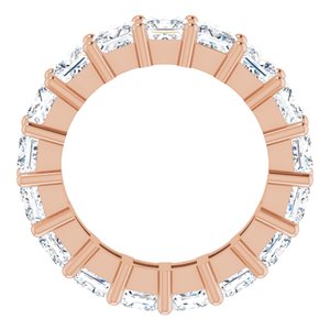 14K Rose Gold 6 3/4 CTW Lab-Grown Diamond Eternity Band Size 6.5