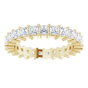 10K Yellow Gold 2 1/3 CTW Lab-Grown Diamond Eternity Band Size 6.75