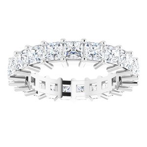 10K White Gold 3 3/8 CTW Lab-Grown Diamond Eternity Band Size 6.25