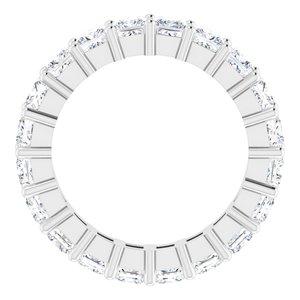 10K White Gold 4 CTW Lab-Grown Diamond Eternity Band Size 6.75