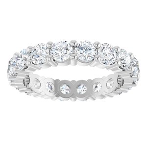 Platinum 2 7/8 CTW Lab-Grown Diamond Eternity Band Size 7