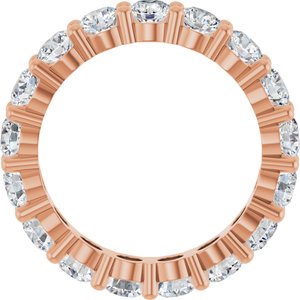 14K Rose Gold 3 1/2 CTW Lab-Grown Diamond Eternity Band Size 7