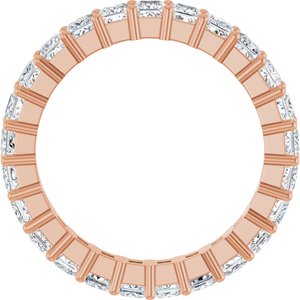 10K Rose Gold 2 1/3 CTW Lab-Grown Diamond Eternity Band Size 7