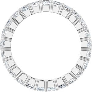 10K White Gold 2 1/3 CTW Lab-Grown Diamond Eternity Band Size 7