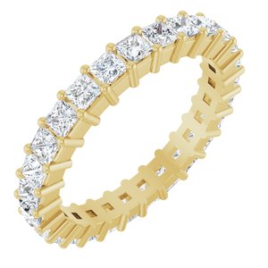10K Yellow Gold 1 9/10 CTW Lab-Grown Diamond Eternity Band Size 7