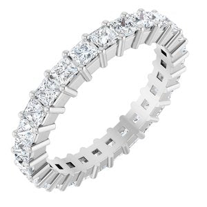 10K White Gold 1 9/10 CTW Lab-Grown Diamond Eternity Band Size 7