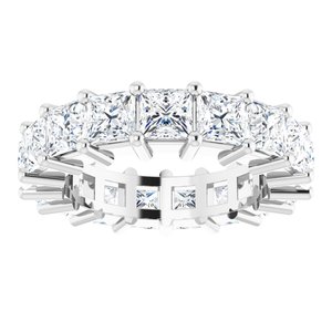 Platinum 4 3/4 CTW Lab-Grown Diamond Eternity Band Size 5.5