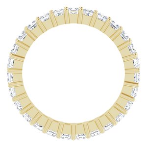 10K Yellow Gold 1 9/10 CTW Lab-Grown Diamond Eternity Band Size 6.5