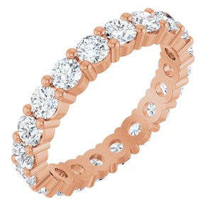 10K Rose Gold 1 3/4 CTW Natural Diamond Eternity Band Size 7