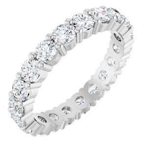 Platinum 1 3/4 CTW Natural Diamond Eternity Band Size 7