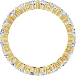10K Yellow Gold 1 3/4 CTW Lab-Grown Diamond Eternity Band Size 7