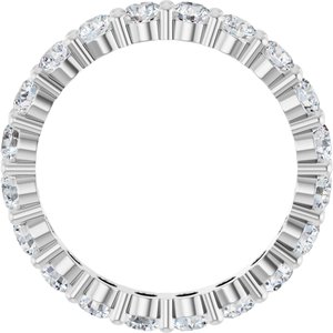 Platinum 1 5/8 CTW Lab-Grown Diamond Eternity Band Size 4