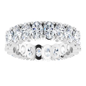 Platinum 3 5/8 CTW Lab-Grown Diamond Eternity Band Size 6.75