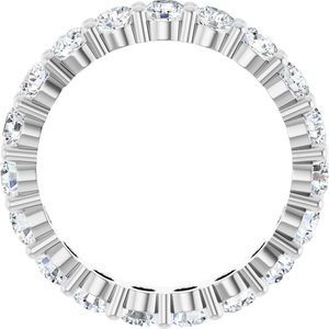 Platinum 2 1/4 CTW Lab-Grown Diamond Eternity Band Size 7