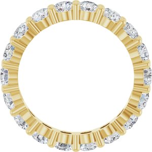 14K Yellow Gold 2 3/4 CTW Lab-Grown Diamond Eternity Band Size 7