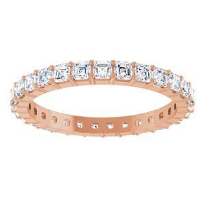 14K Rose Gold 1 1/2 CTW Lab-Grown Diamond Eternity Band Size 7