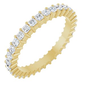 14K Yellow Gold 1 1/5 CTW Lab-Grown Diamond Eternity Band Size 7