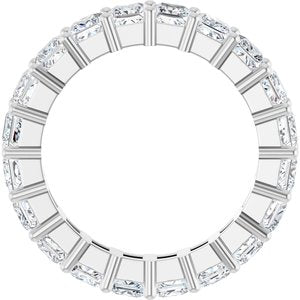 10K White Gold 4 CTW Lab-Grown Diamond Eternity Band Size 7