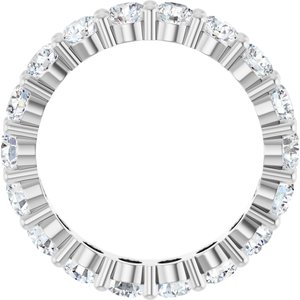 14K White Gold 2 7/8 CTW Lab-Grown Diamond Eternity Band Size 7