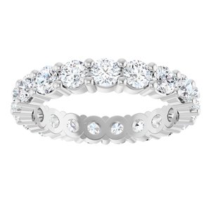 Platinum 2 1/4 CTW Lab-Grown Diamond Eternity Band Size 7