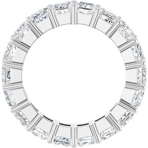 Platinum 5 CTW Lab-Grown Diamond Eternity Band Size 7