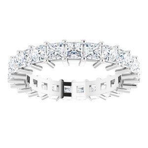 Platinum 2 1/2 CTW Lab-Grown Diamond Eternity Band Size 6.5