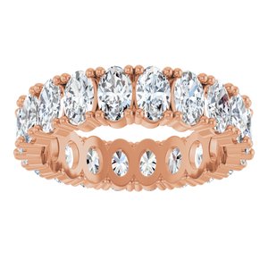 14K Rose Gold 3 5/8 CTW Lab-Grown Diamond Eternity Band Size 7