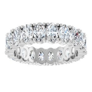 10K White Gold 3 5/8 CTW Lab-Grown Diamond Eternity Band Size 7