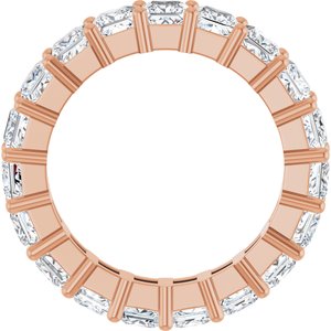 10K Rose Gold 4 3/4 CTW Lab-Grown Diamond Eternity Band Size 7