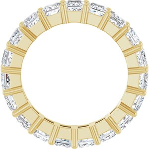 10K Yellow Gold 4 3/4 CTW Natural Diamond Eternity Band Size 7