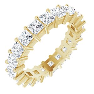 10K Yellow Gold 3 3/8 CTW Lab-Grown Diamond Eternity Band Size 6.75