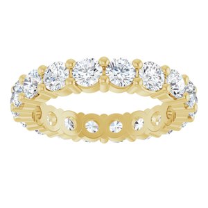 14K Yellow Gold 2 3/4 CTW Lab-Grown Diamond Eternity Band Size 7