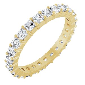 14K Yellow Gold 1 9/10 CTW Lab-Grown Diamond Eternity Band Size 7