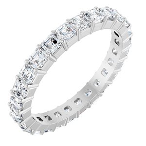 Platinum 1 9/10 CTW Lab-Grown Diamond Eternity Band Size 7