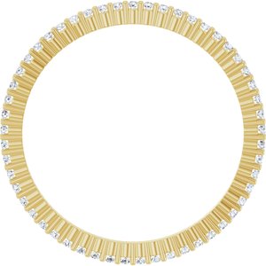 14K Yellow Gold 1/5 CTW Lab-Grown Diamond Eternity Band Size 7
