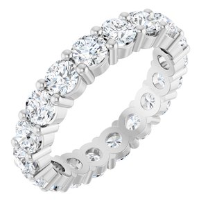 Platinum 2 7/8 CTW Lab-Grown Diamond Eternity Band Size 7
