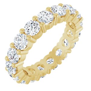 10K Yellow Gold 3 1/2 CTW Lab-Grown Diamond Eternity Band Size 7