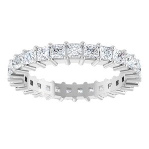 10K White Gold 1 9/10 CTW Lab-Grown Diamond Eternity Band Size 7