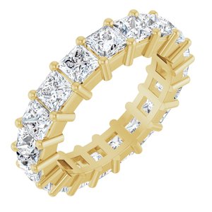 10K Yellow Gold 4 3/4 CTW Lab-Grown Diamond Eternity Band Size 7
