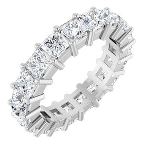 10K White Gold 4 3/4 CTW Lab-Grown Diamond Eternity Band Size 7