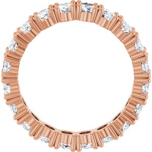14K Rose Gold 5 CTW Natural Diamond Eternity Band Size 7