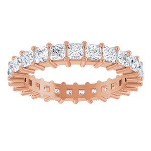 10K Rose Gold 2 1/3 CTW Natural Diamond Eternity Band Size 7
