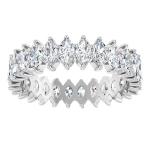 14K White Gold 2 3/8 CTW Lab-Grown Diamond Eternity Band Size 7