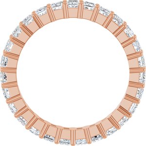 14K Rose Gold 1 9/10 CTW Natural Diamond Eternity Band Size 7