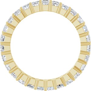 10K Yellow Gold 1 9/10 CTW Natural Diamond Eternity Band Size 7
