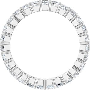 14K White Gold 1 9/10 CTW Natural Diamond Eternity Band Size 7