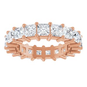 10K Rose Gold 4 3/4 CTW Lab-Grown Diamond Eternity Band Size 7